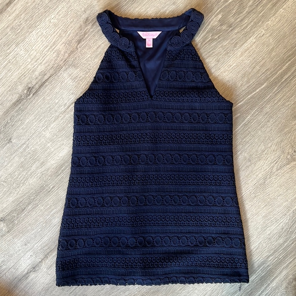 Navy Lilly Pulitzer top